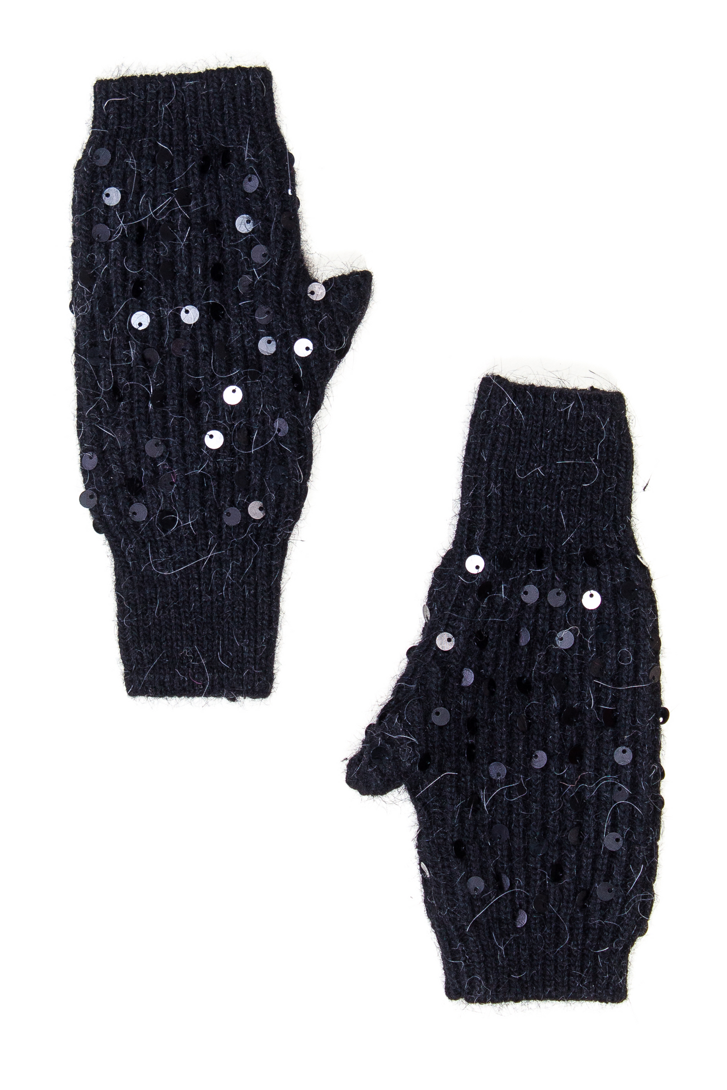 Manicotti maglia con paillettes