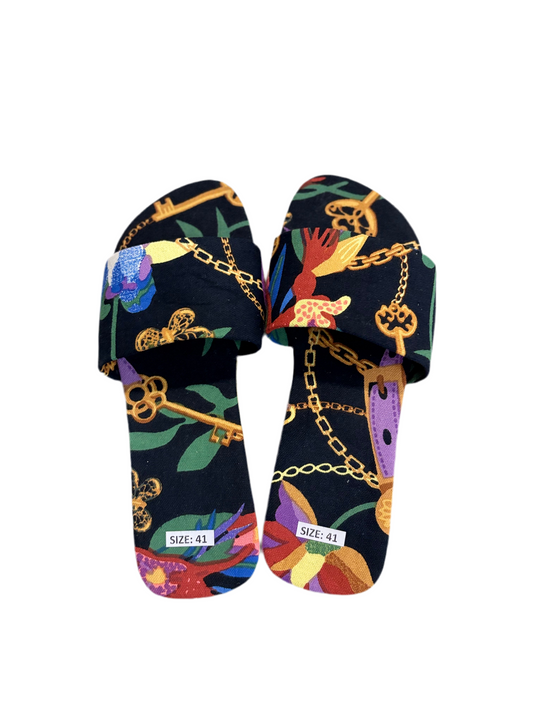Ciabatte Mare stampa black