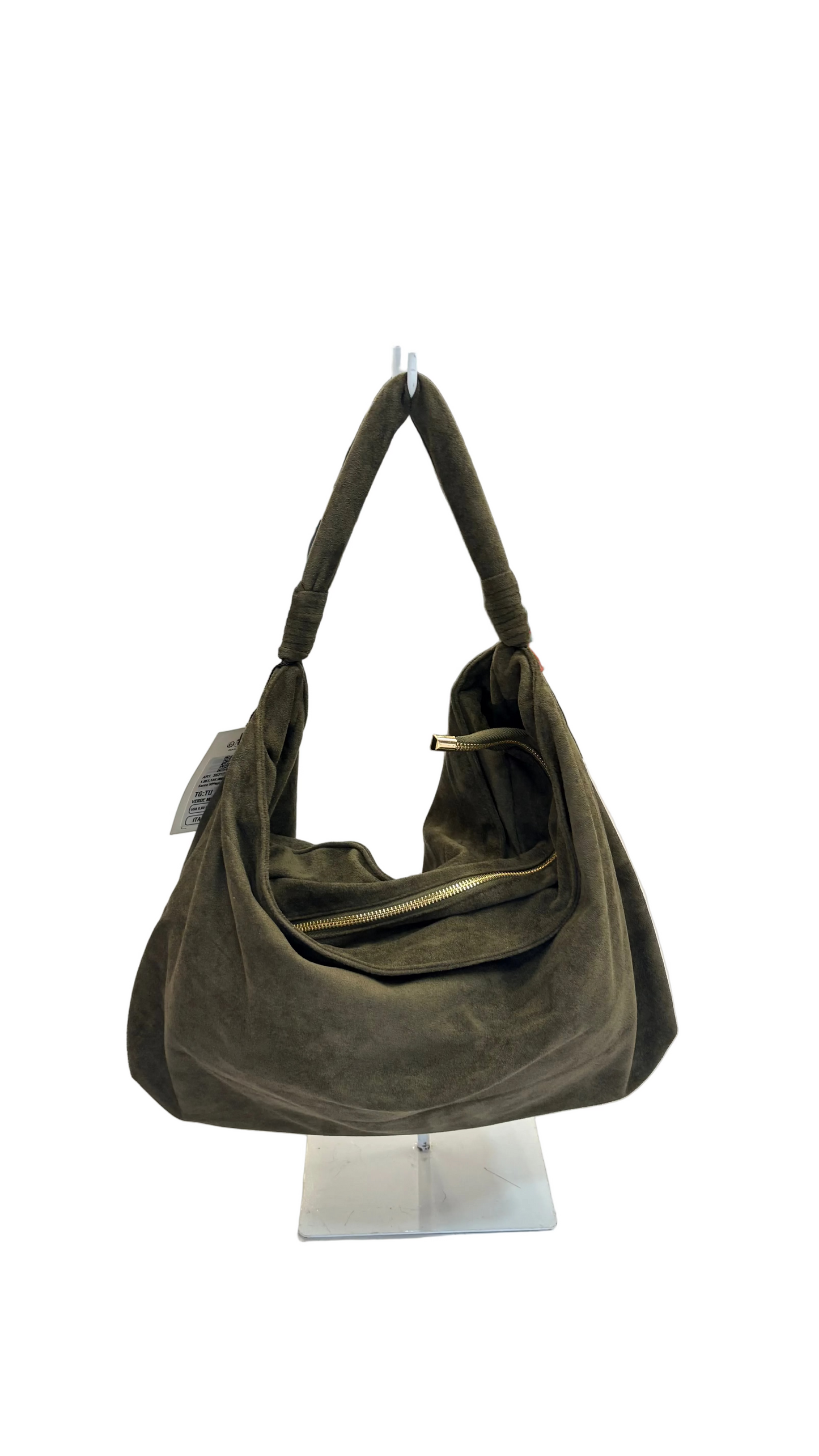 Borsa banana suede
