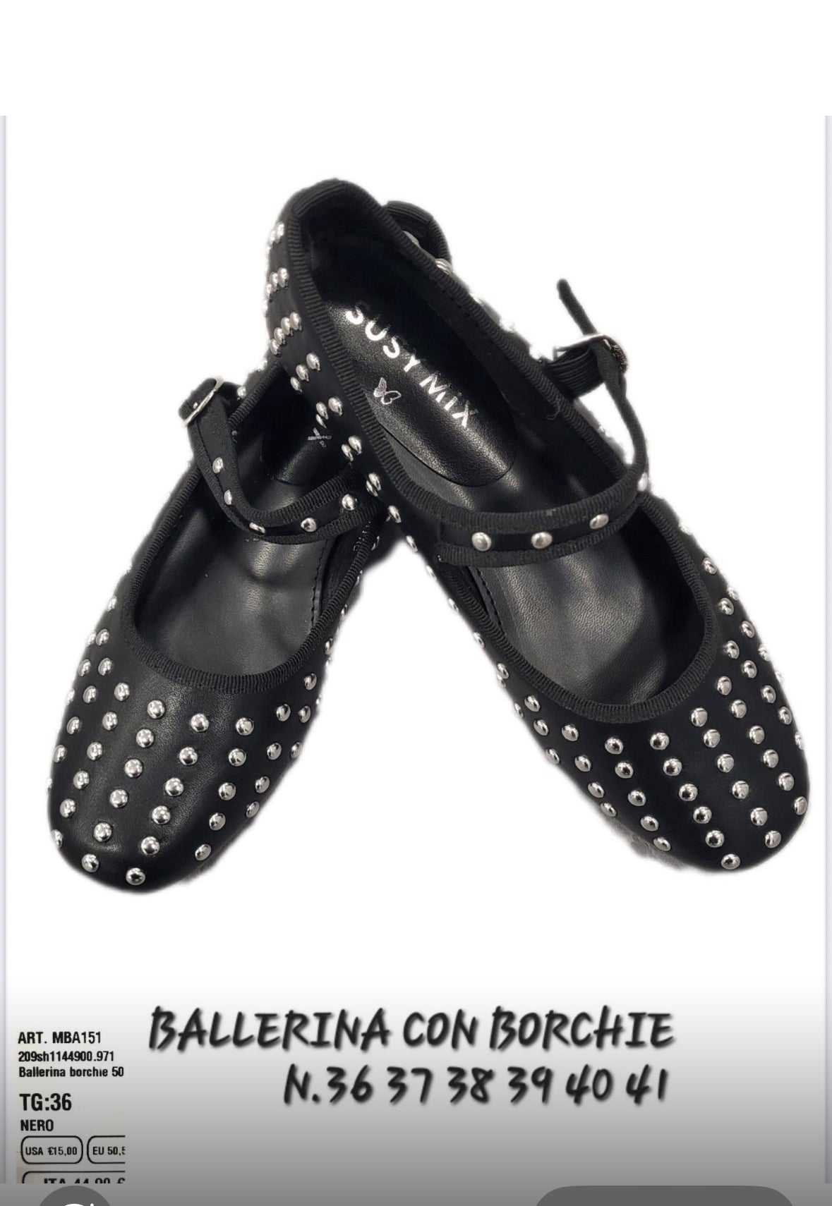 Ballerine Eco con Borchie - Scarpe Donna eleganti