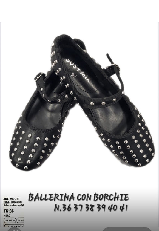 Ballerine Eco con Borchie - Scarpe Donna eleganti