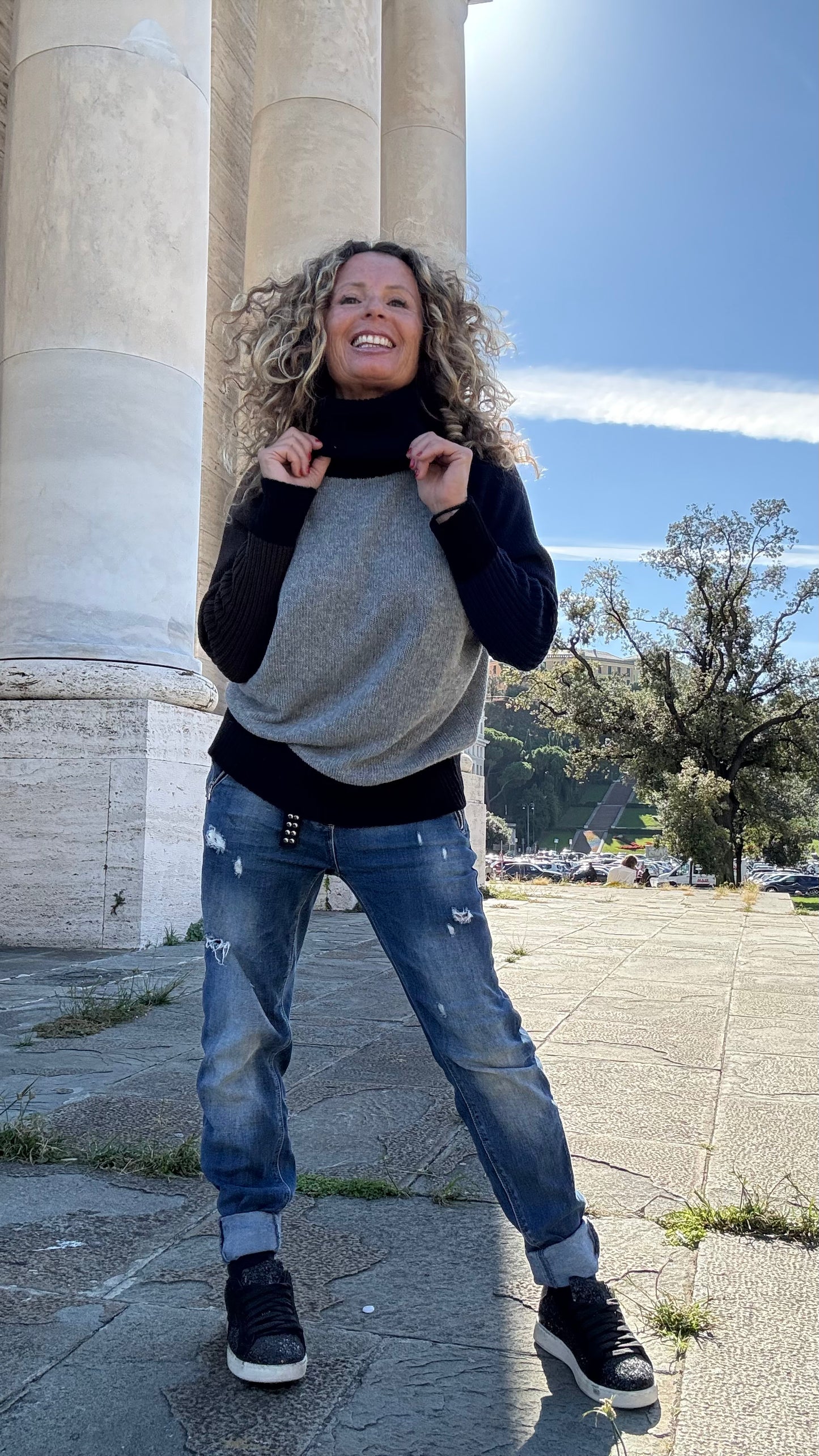 Maglione Anna Collo Alto Artigianale - Design Etoile
