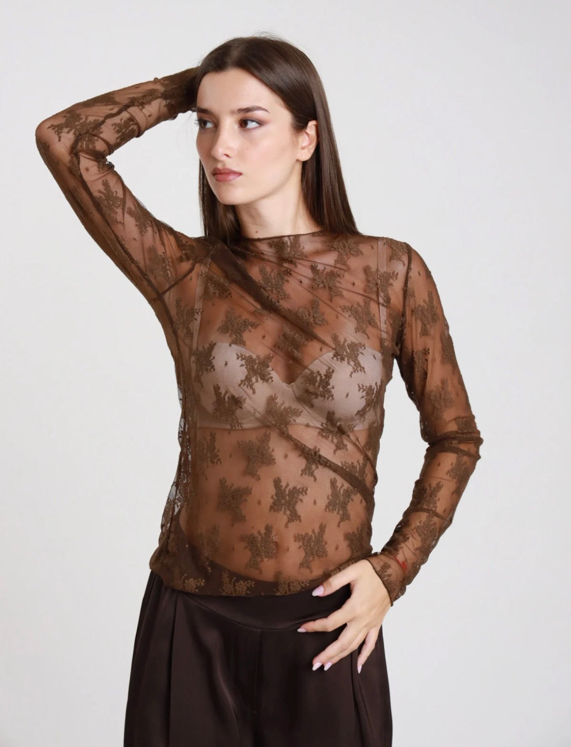 Maglia pizzo Susy mix