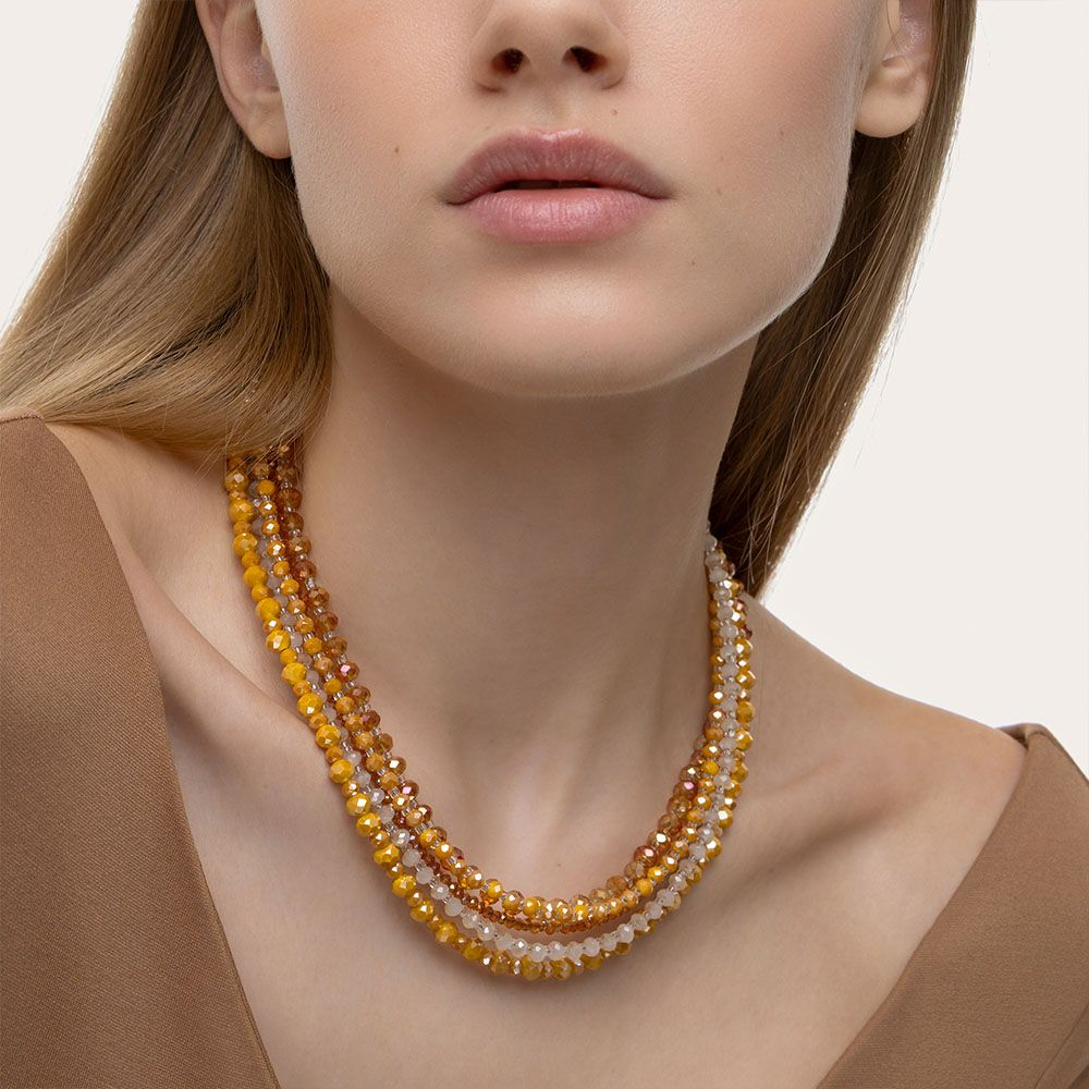 Collana multifilo Ambra Vesto pazzo