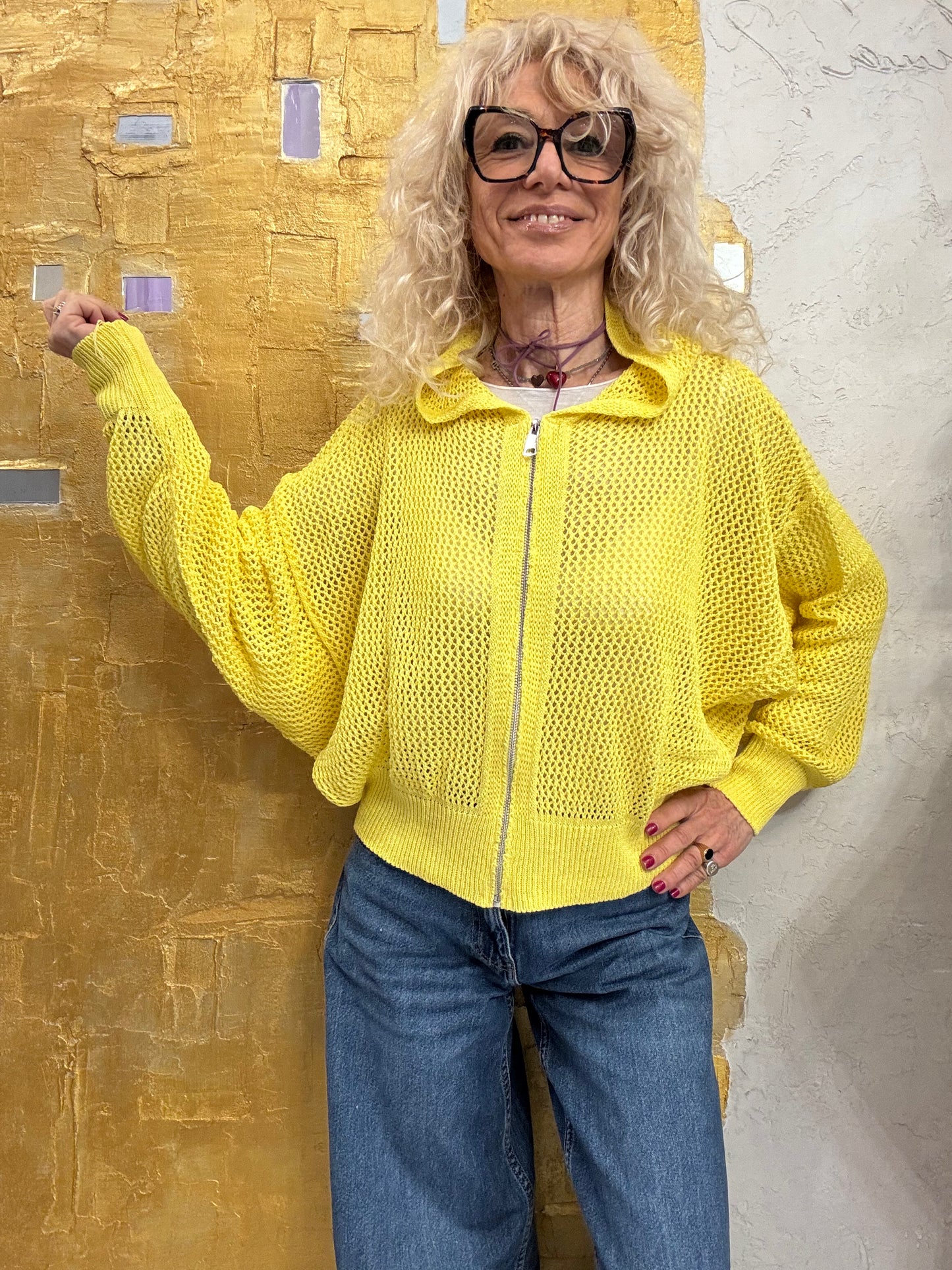 Cardigan rete