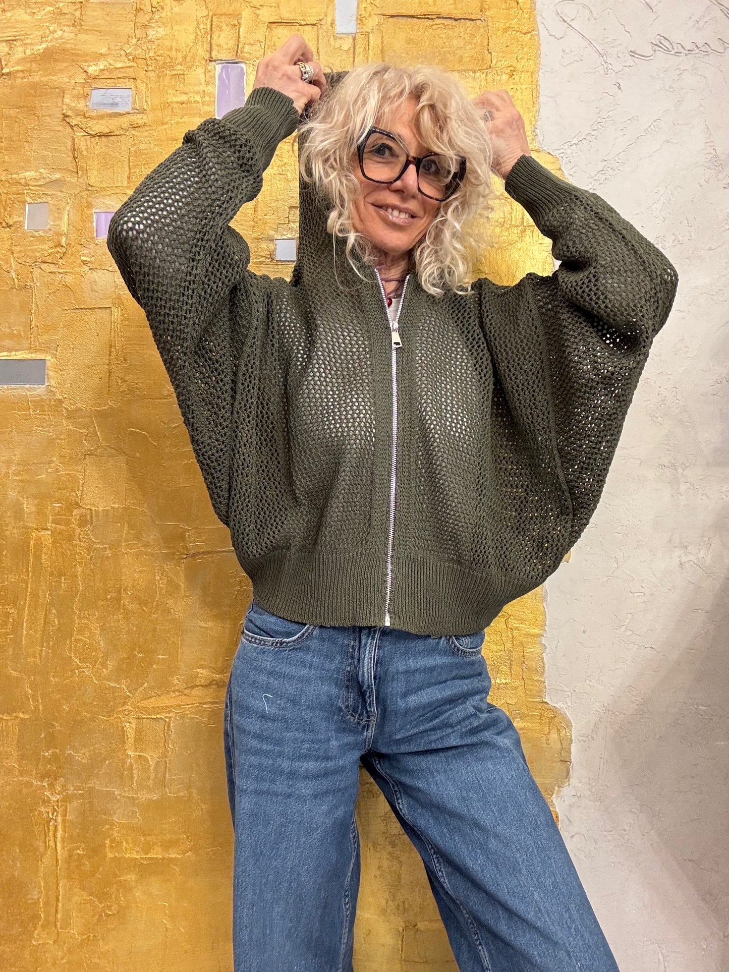 Cardigan rete