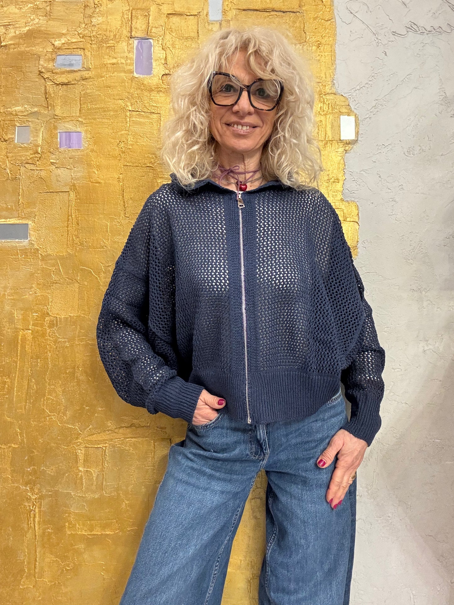 Cardigan rete