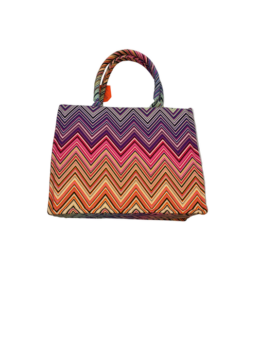 Borsa cotone chevron