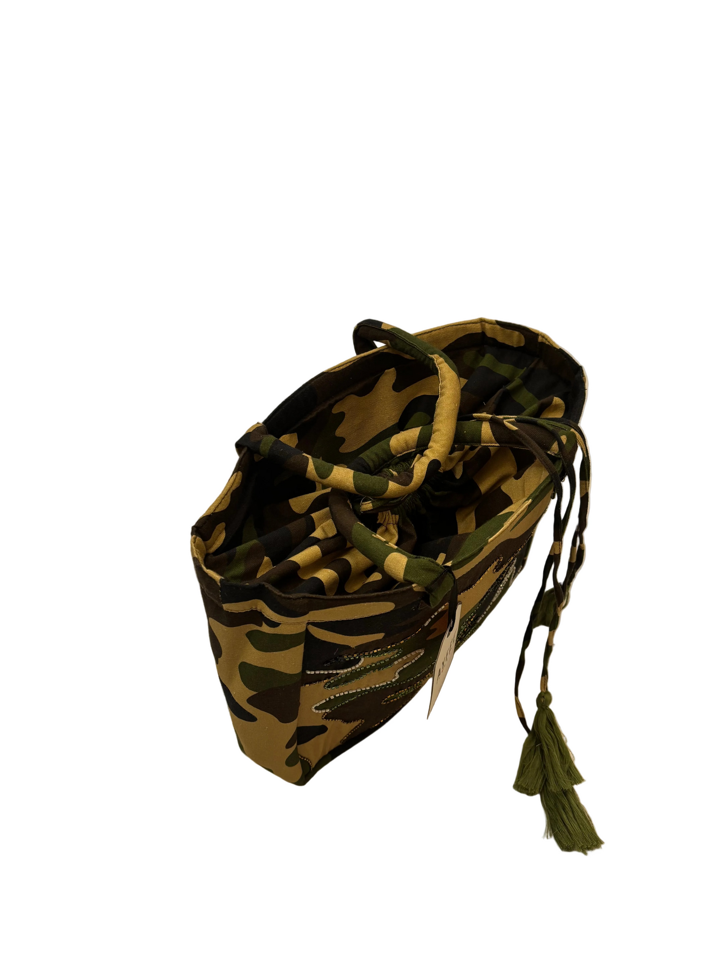 Borsa cotone camouflage