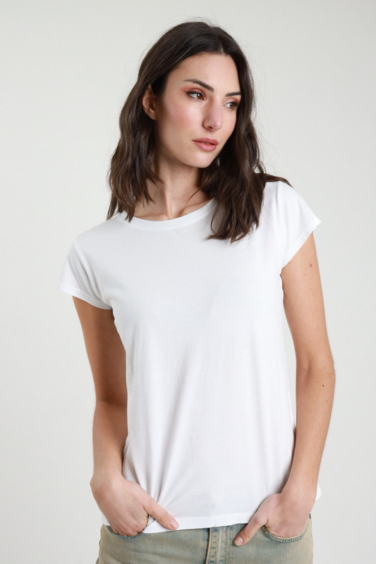 T-shirt basic Girocollo Susy mix