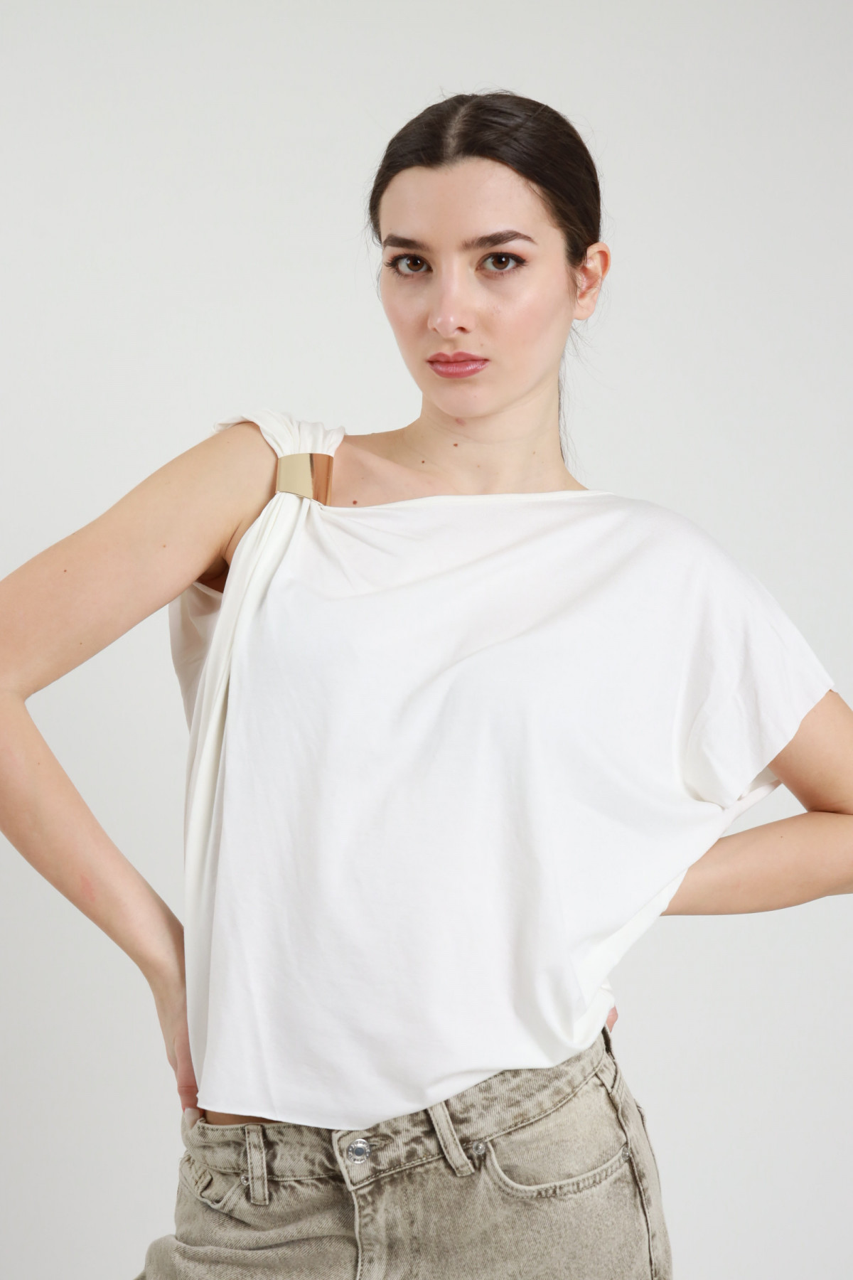 T-Shirt assimettrica Susy Mix