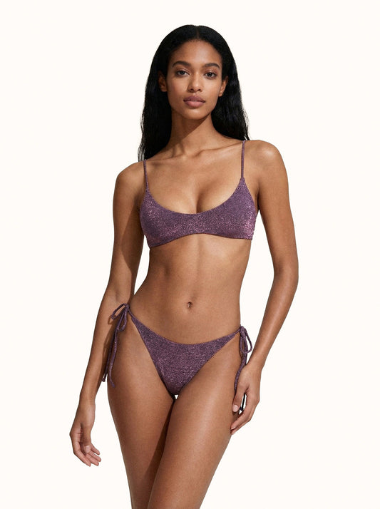 Bikini lurex Me Fui Bordeaux SW0264-BD