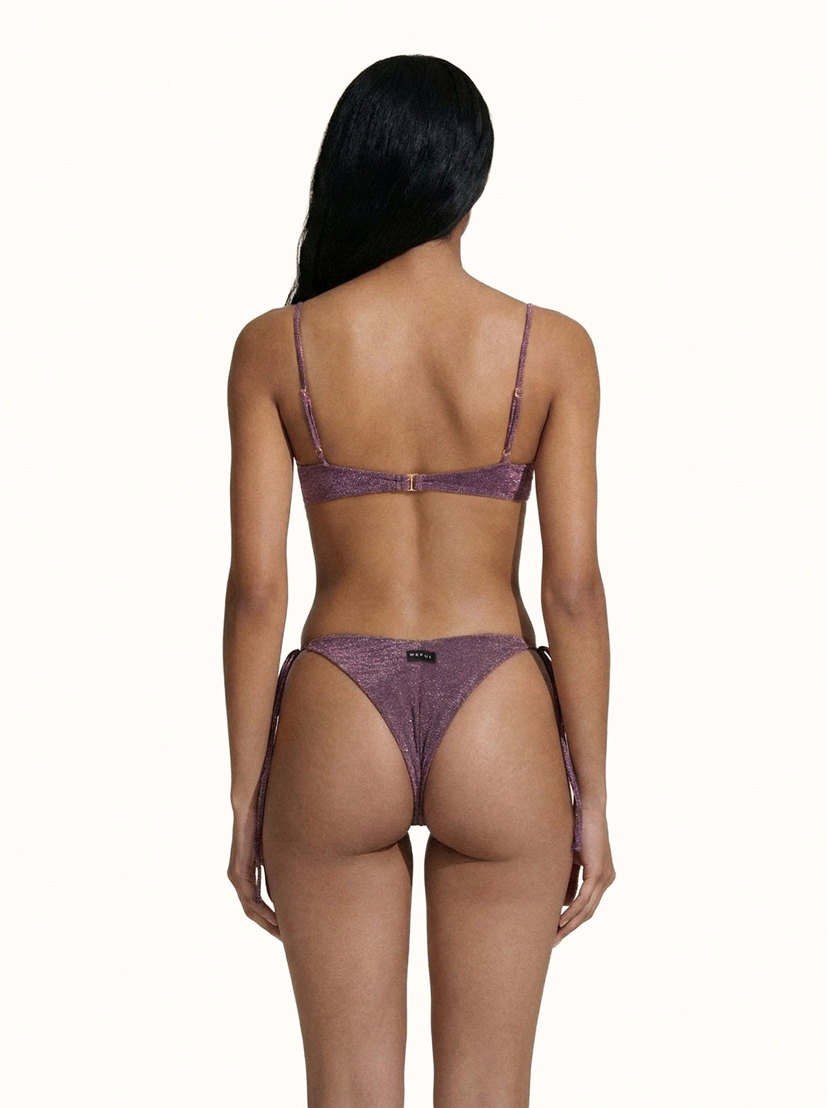 Bikini lurex Me Fui Bordeaux SW0264-BD