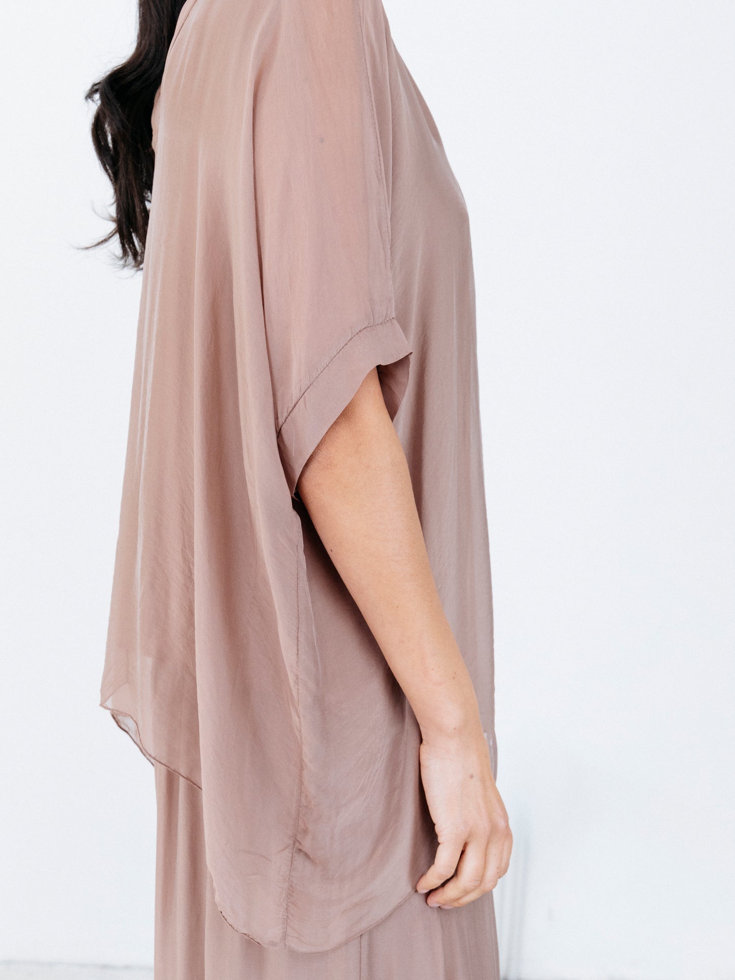 Blusa misto seta Polly