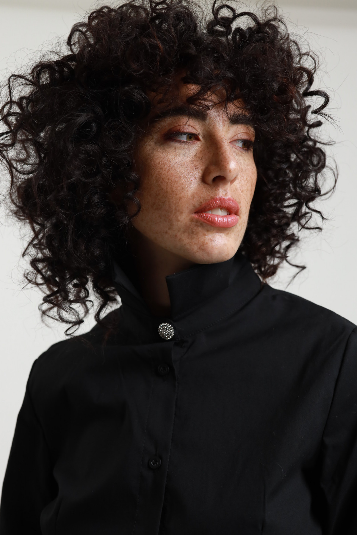 Camicia Bottone Gioiello