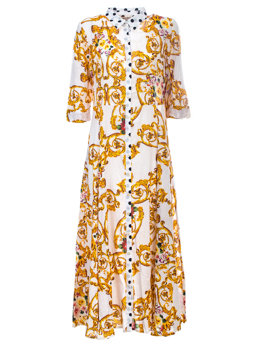 Abito lungo baroque Ayfee