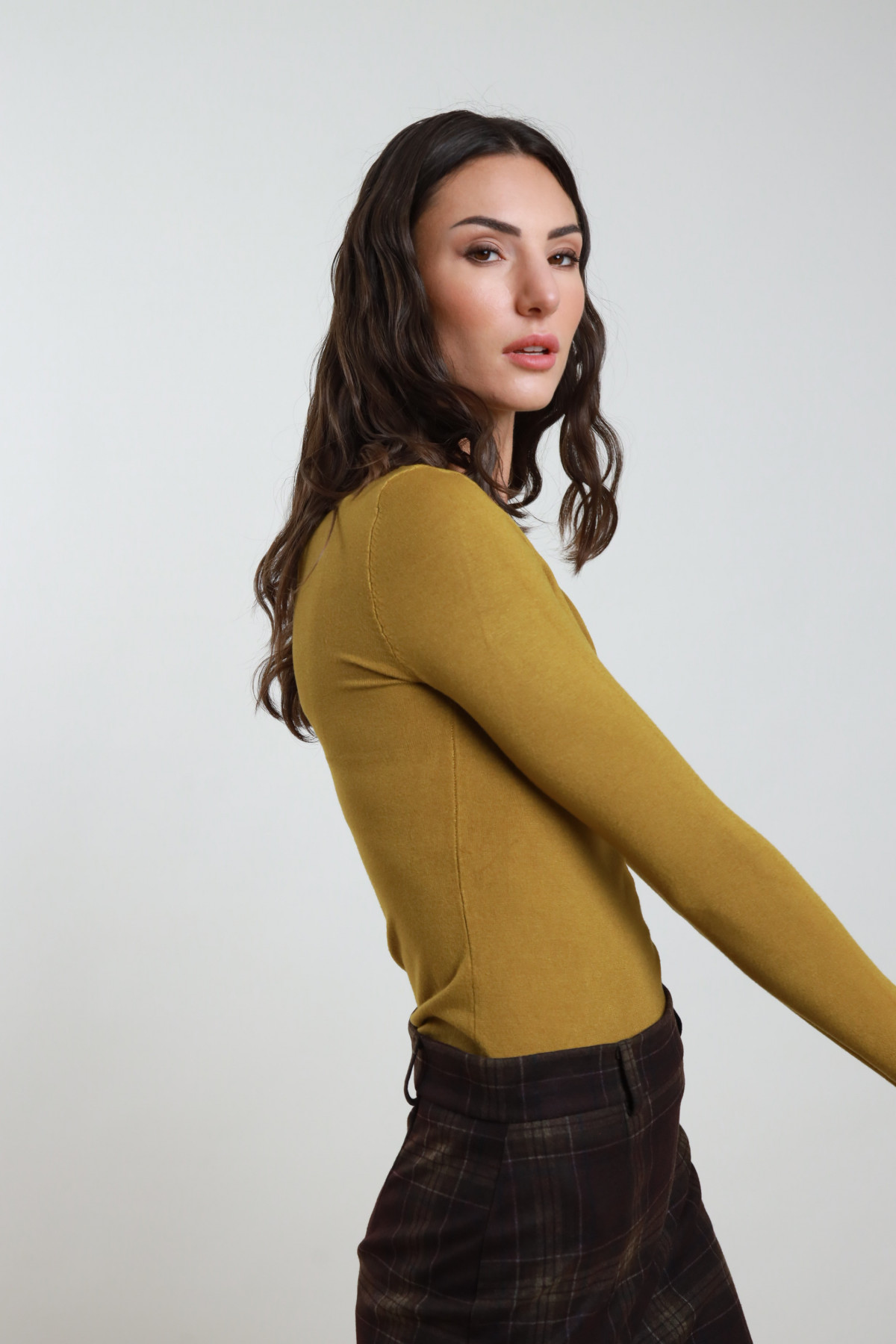 Maglia scollo barchetta