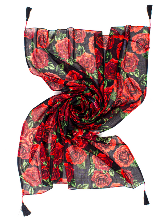 Pareo  sciarpa rose Ayfee