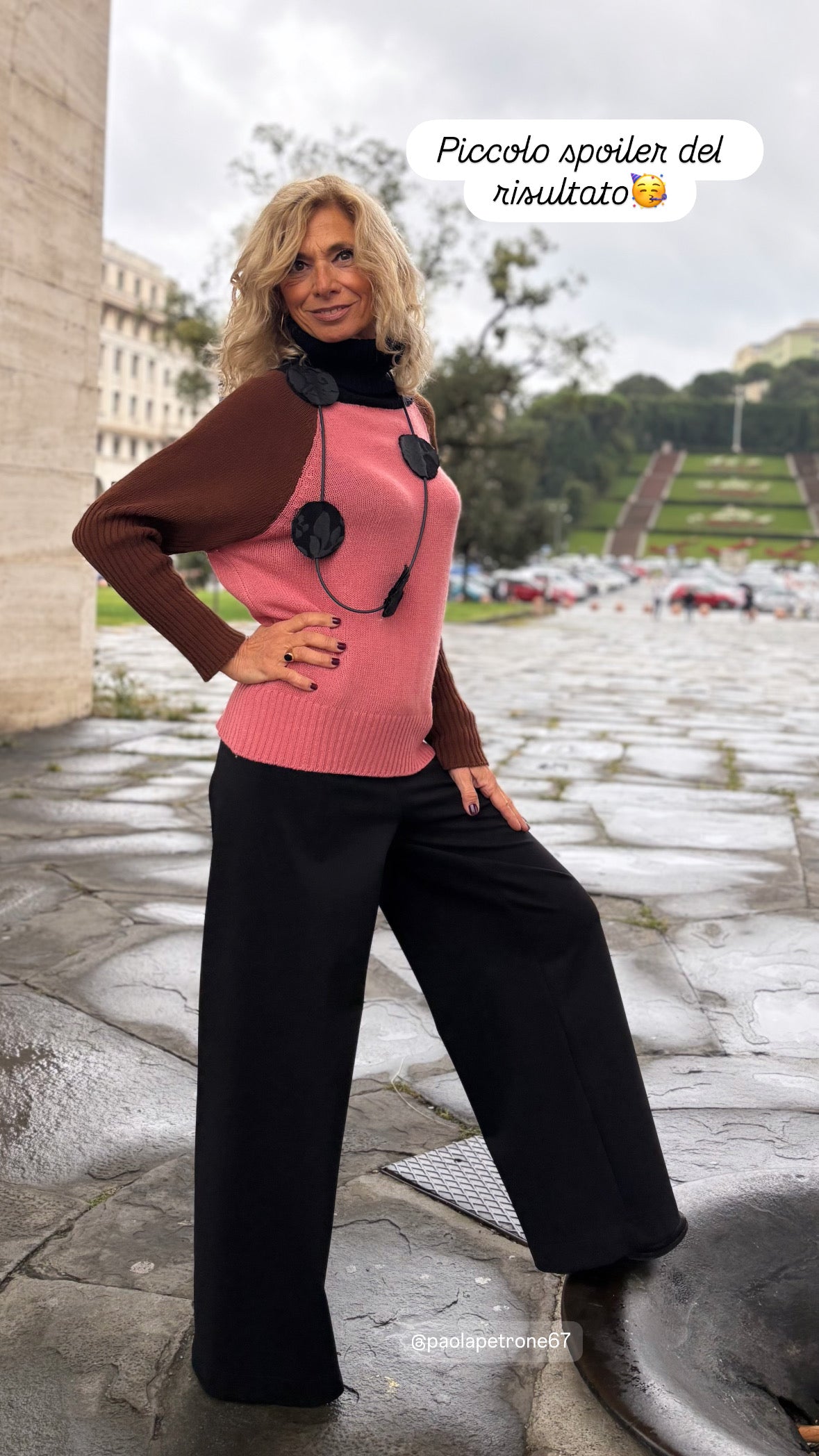Maglione Anna Collo Alto Artigianale - Design Etoile