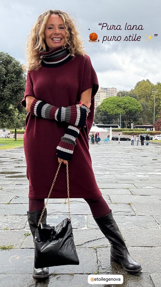 Abito Fra Lana Righe Etoile