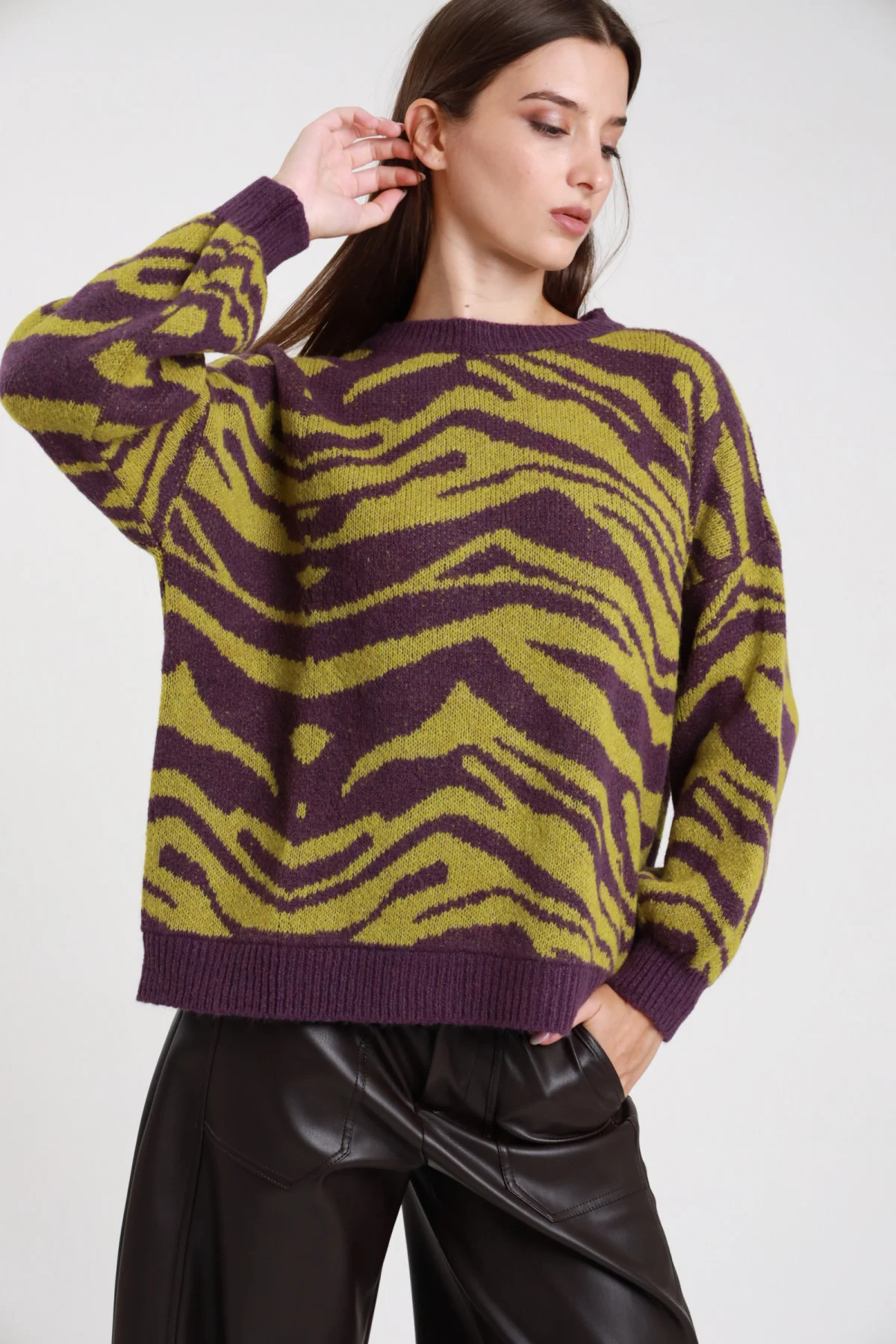 Maglione Animalier Susy Mix