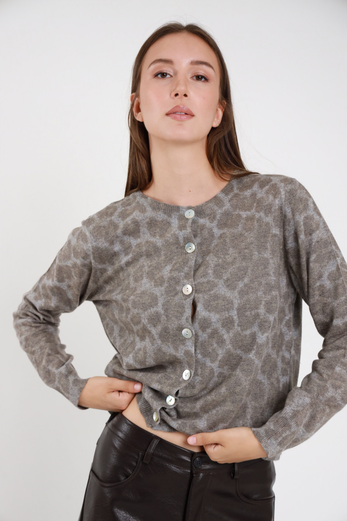Cardigan Katy animalier Susy Mix