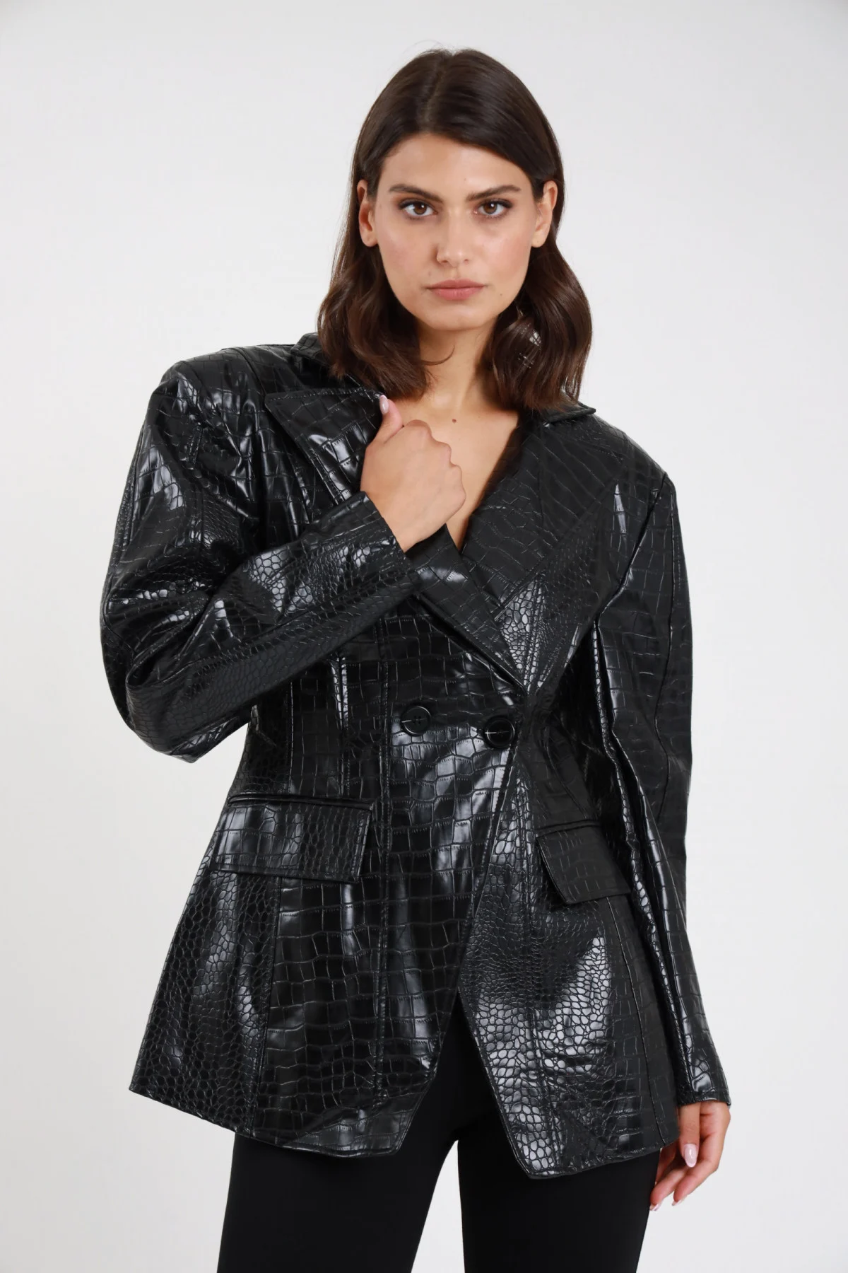 Blazer  eco pelle  cocco Susy Mix
