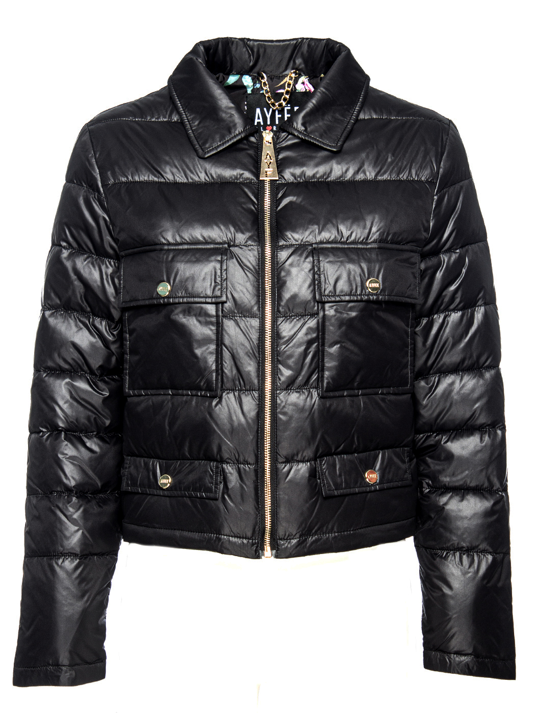 Giacca corta, piumino con taschini 100 GG