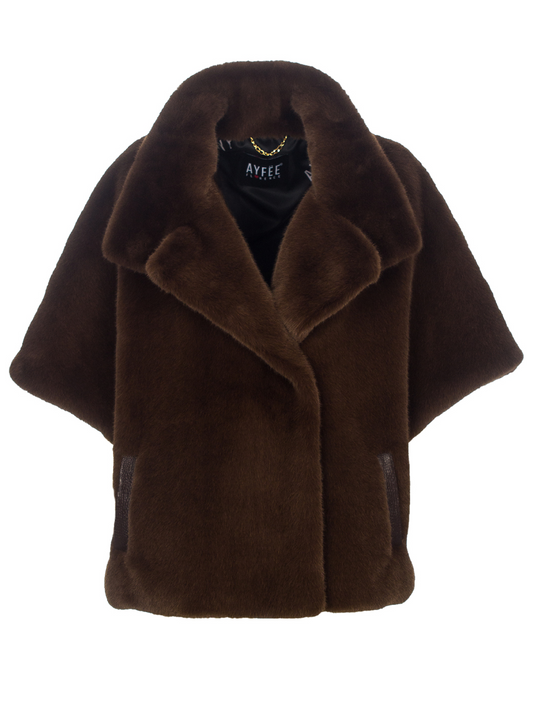 Mantella fake Four chiusura con automatici calamita