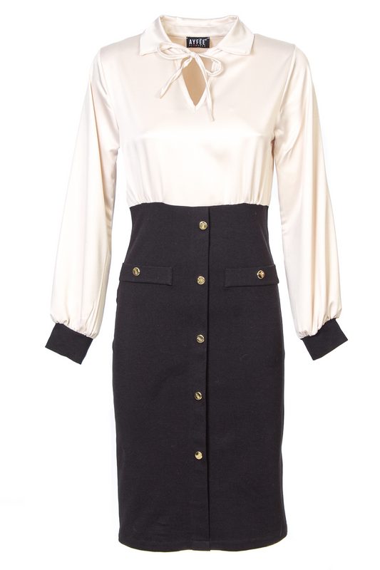Abito bicolore Ayfee
