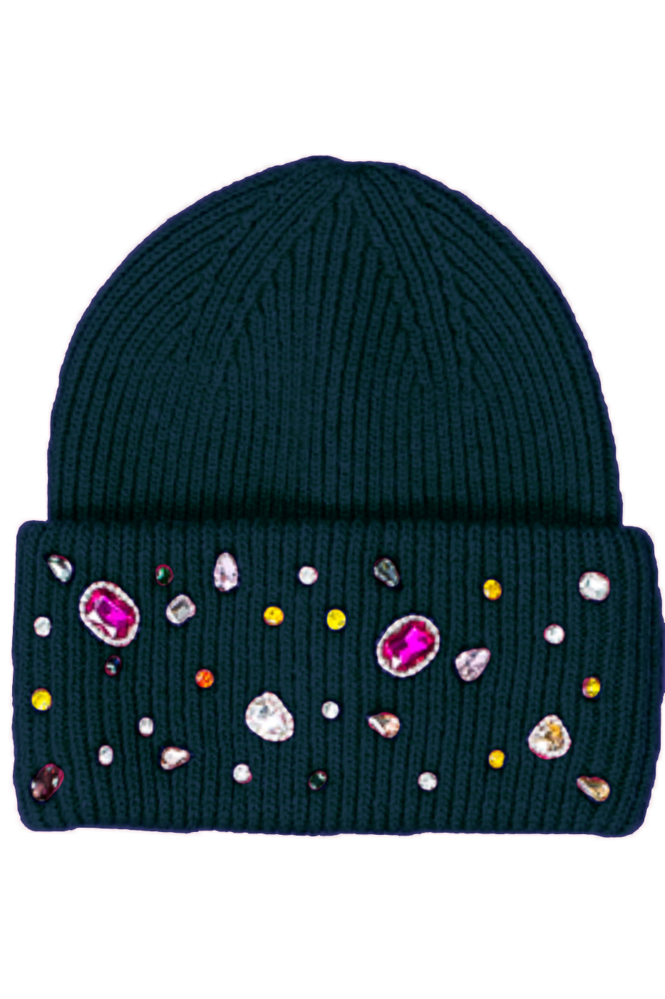 Berretto in lana con castoni applicati Ayfee