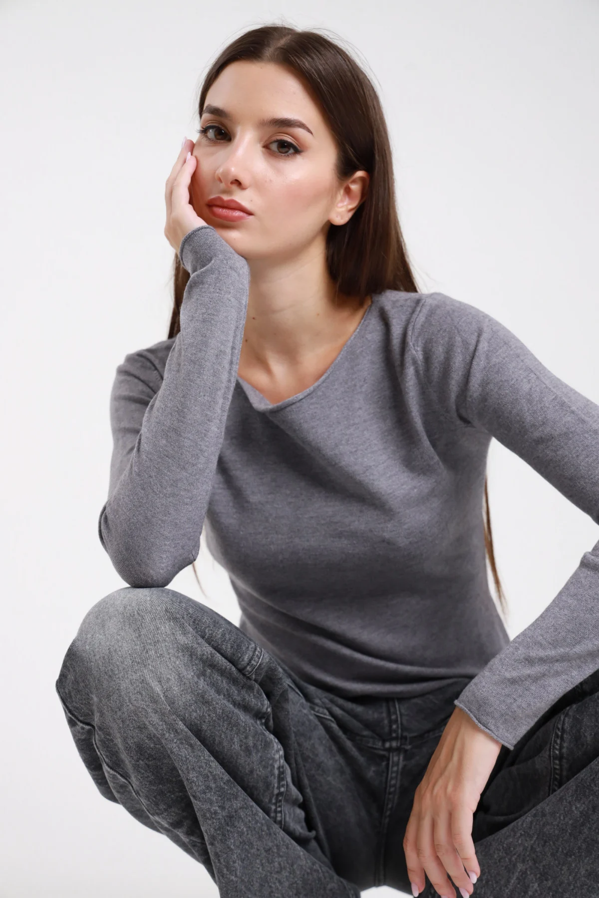 Maglia scollo barchetta