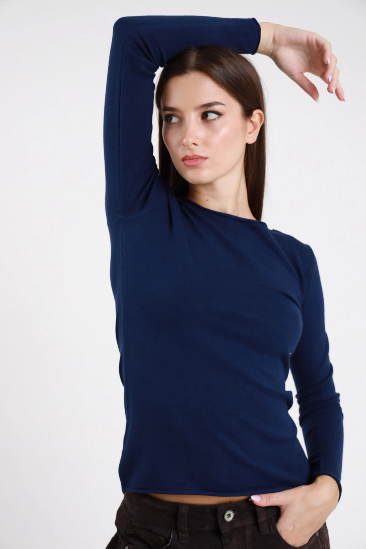 Maglia scollo barchetta