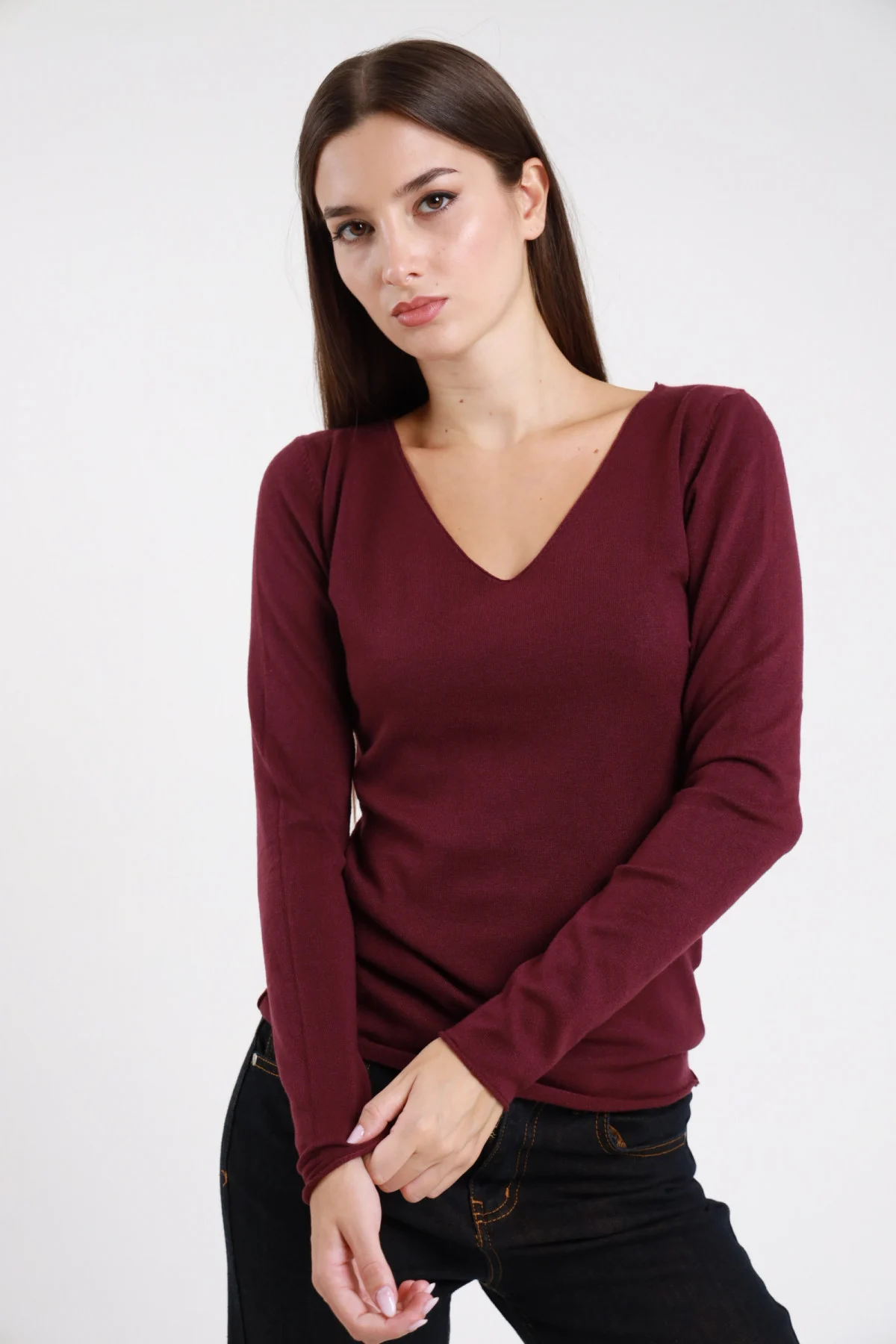 Maglia scollo V
