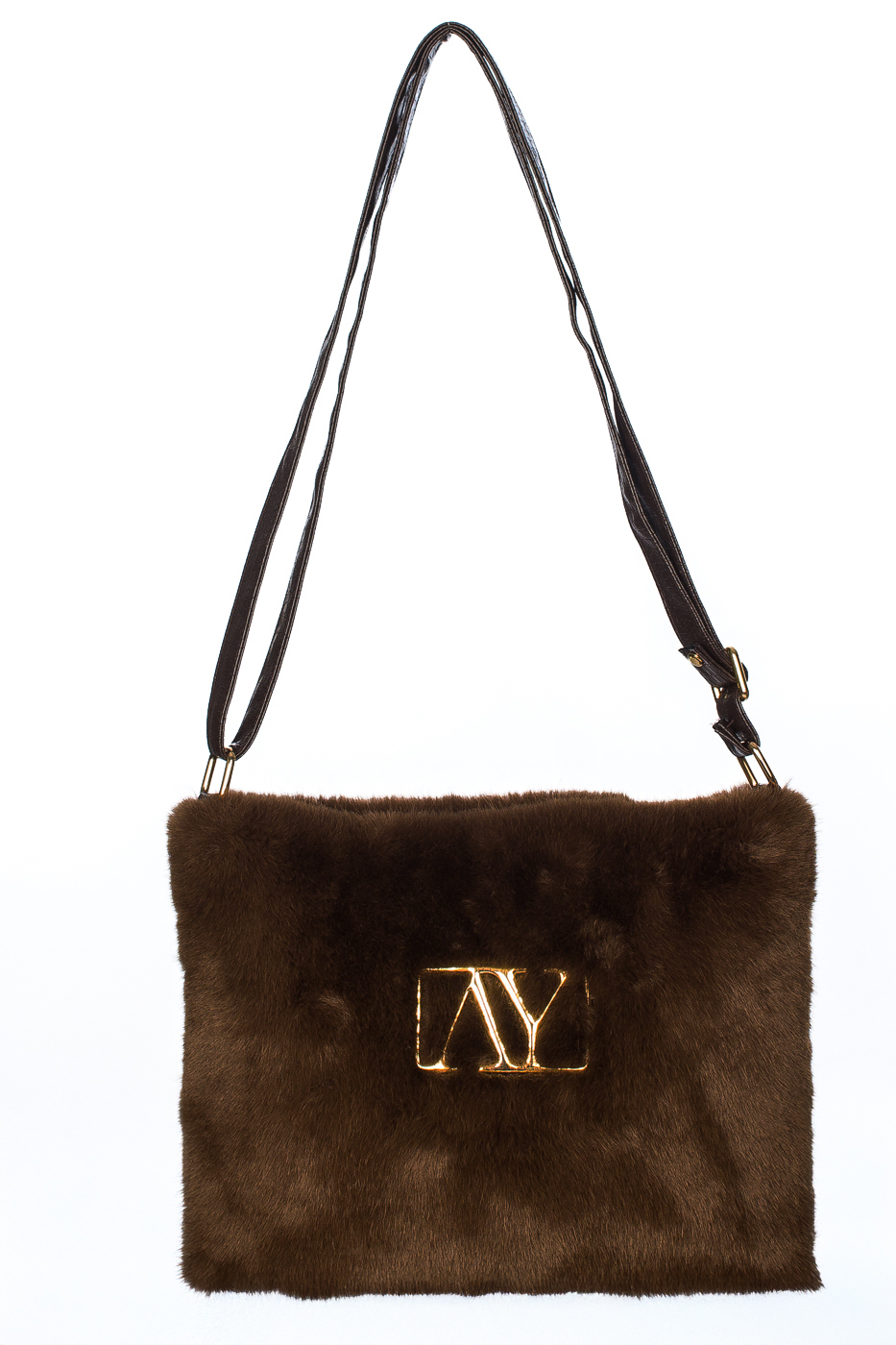 Pochette Fake Fur Ayfee con Tracolla - Borsa Eco Pelliccia